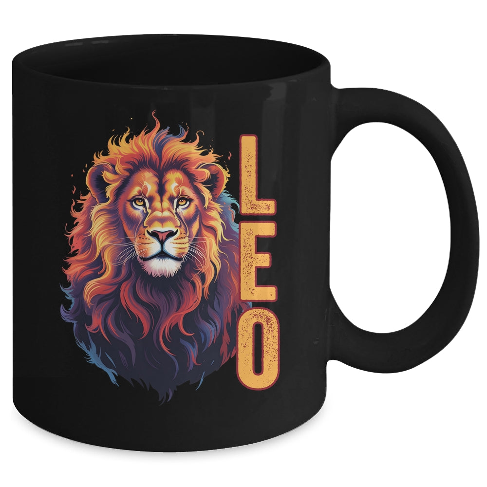 August Birthday Leo Lion Pride Graphic Mens Zodiac Sign Mug | teecentury