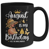 August Is My Birthday African American Woman Birthday Queen Mug | teecentury
