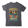 August Is My Birthday Retro Sunglasses Funny Birthday Shirt & Hoodie | teecentury