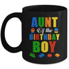 Aunt Birthday Boy Master Builder Building Bricks Blocks Mug | teecentury