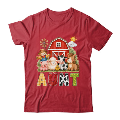 Aunt Farm Cow 1St Birthday Girl Boy Matching Family Shirt & Hoodie | teecentury