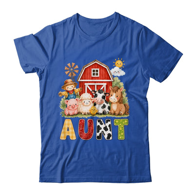 Aunt Farm Cow 1St Birthday Girl Boy Matching Family Shirt & Hoodie | teecentury