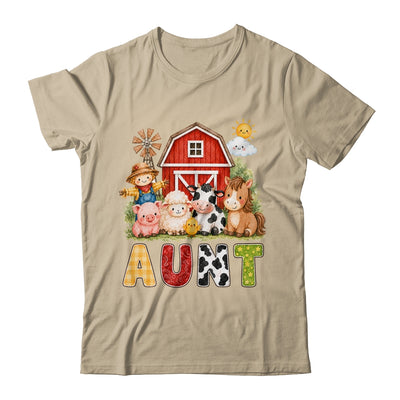 Aunt Farm Cow 1St Birthday Girl Boy Matching Family Shirt & Hoodie | teecentury