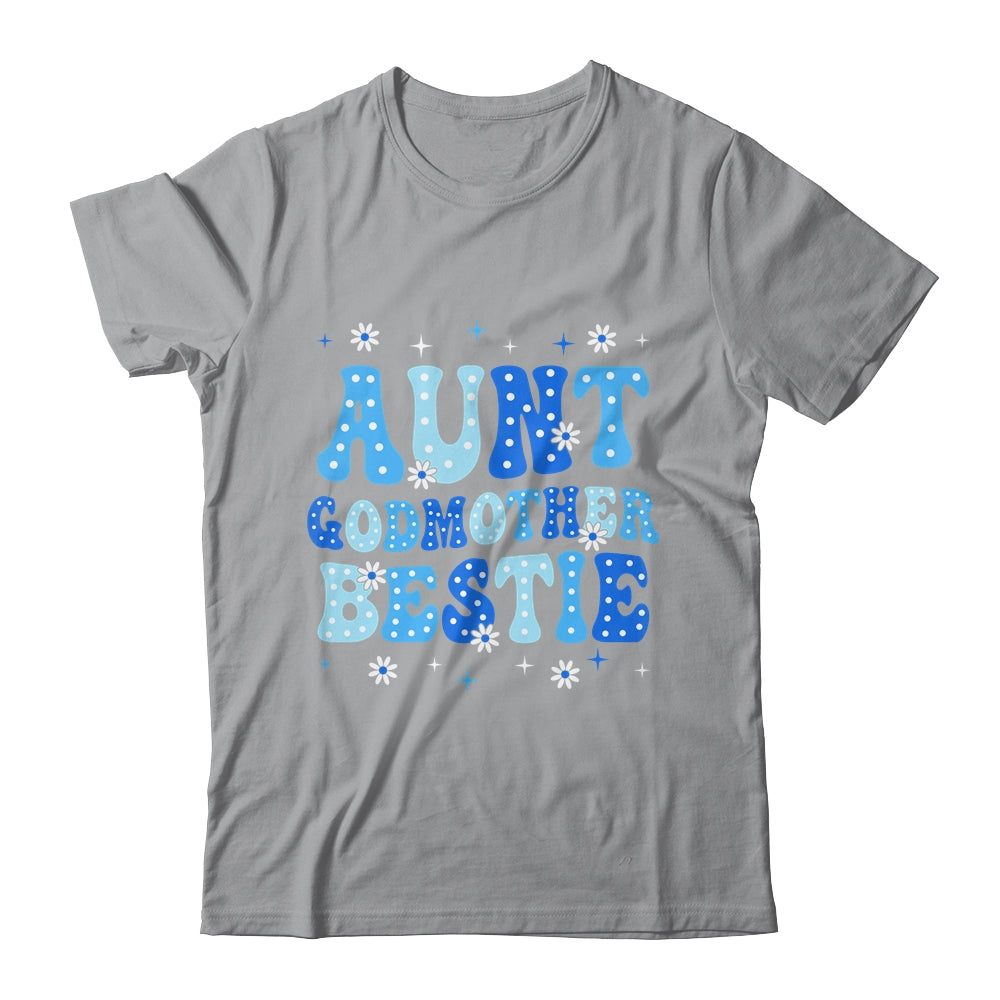 Aunt Godmother Bestie Groovy Cute For Mothers Day Funny Shirt & Tank Top | teecentury