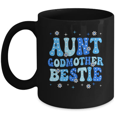 Aunt Godmother Bestie Groovy Cute For Mothers Day Funny Mug | teecentury