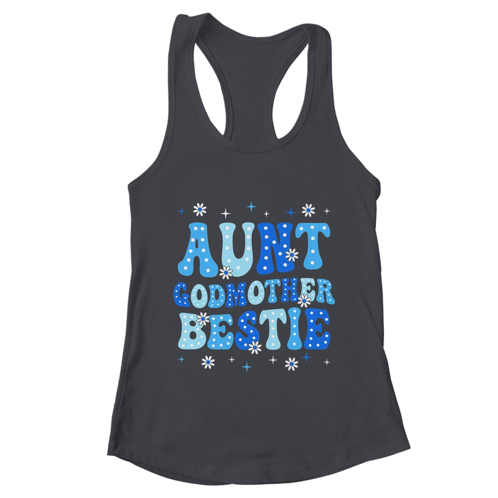 Aunt Godmother Bestie Groovy Cute For Mothers Day Funny Shirt & Tank Top | teecentury