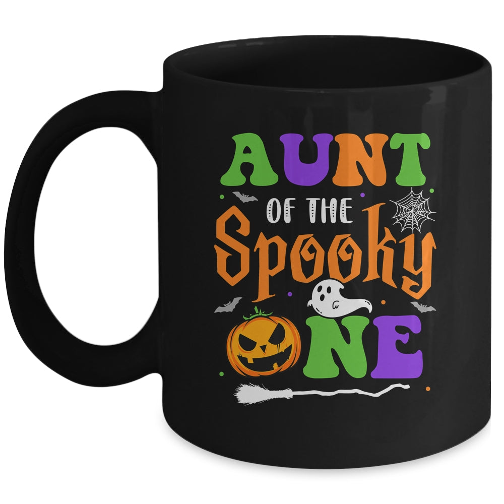 Aunt Halloween 1st Birthday Boy Matching Family Spooky One Mug | teecentury