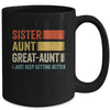 Aunt Mother's Day From Niece Nephew Sister Aunt Great Aunt Mug | teecentury