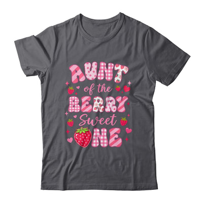 Aunt Of The Berry Sweet One Strawberry First Birthday Shirt & Hoodie | teecentury