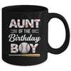 Aunt Of The Birthday Boy Baseball Matching Family Party Mug | teecentury