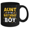 Aunt Of The Birthday Boy Construction Worker Family Party Mug | teecentury