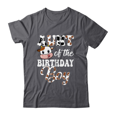 Aunt Of The Birthday Boy Cow Farm 1st Birthday Boy Shirt & Hoodie | teecentury