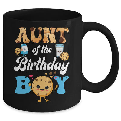 Aunt Of The Birthday Boy Milk And Cookies 1st Birthday Mug | teecentury