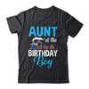 Aunt Of The Birthday Boy Railroad Train Theme Lover Shirt & Hoodie | teecentury