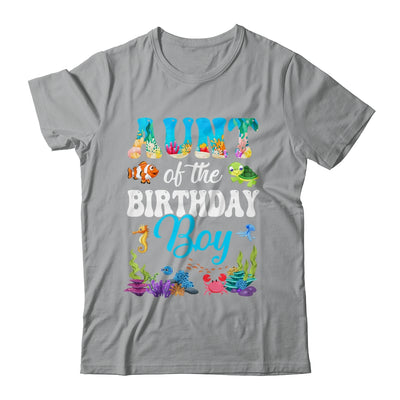 Aunt Of The Birthday Boy Sea Fish Ocean Aquarium Party Shirt & Hoodie | teecentury