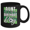 Aunt Of The Birthday Boy Soccer Birthday Soccer Player Mug | teecentury