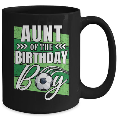 Aunt Of The Birthday Boy Soccer Birthday Soccer Player Mug | teecentury