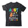 Aunt Of The Birthday Capybara Girl Bday Party Family Shirt & Hoodie | teecentury