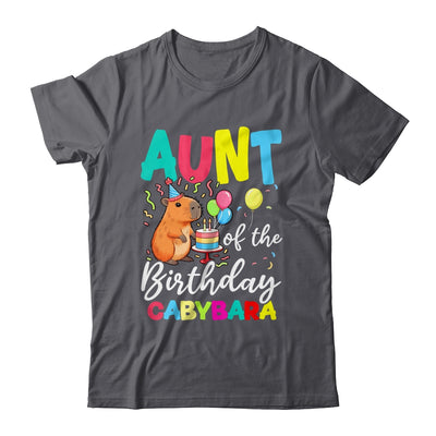 Aunt Of The Birthday Capybara Girl Bday Party Family Shirt & Hoodie | teecentury