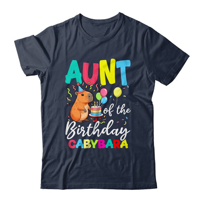 Aunt Of The Birthday Capybara Girl Bday Party Family Shirt & Hoodie | teecentury