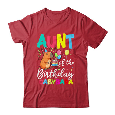 Aunt Of The Birthday Capybara Girl Bday Party Family Shirt & Hoodie | teecentury