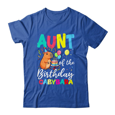Aunt Of The Birthday Capybara Girl Bday Party Family Shirt & Hoodie | teecentury