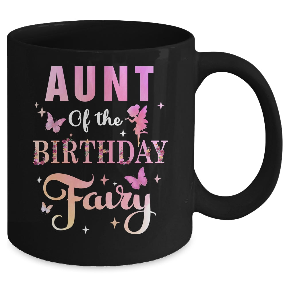 Aunt Of The Birthday Fairy Princess Girl Party Decoration Mug | teecentury