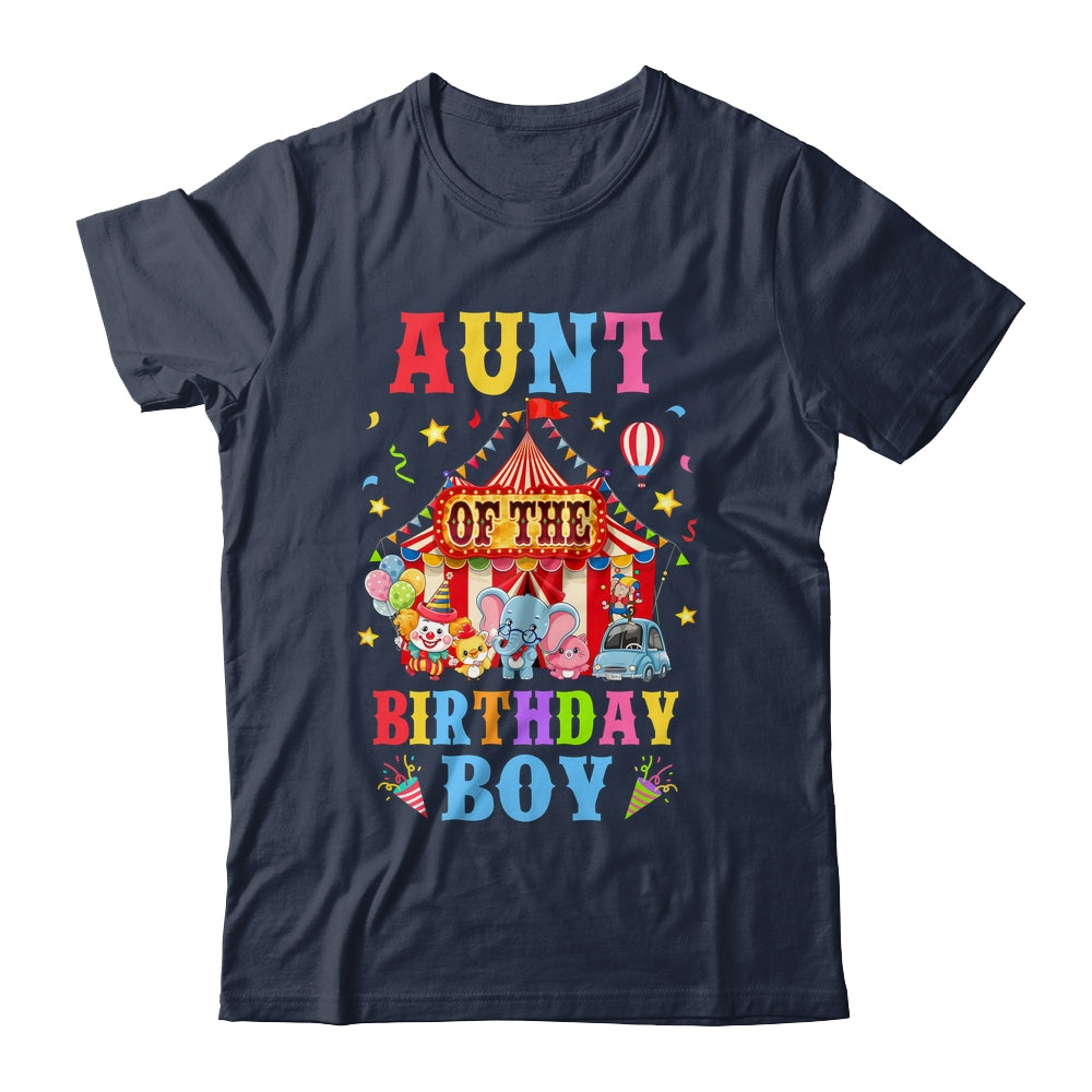 Aunt Of The Birthday For Boy Circus Carnival Theme Party Shirt & Hoodie | teecentury