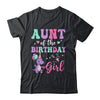 Aunt Of The Birthday For Girl Dinosaur T-Rex Party Family Shirt & Hoodie | teecentury