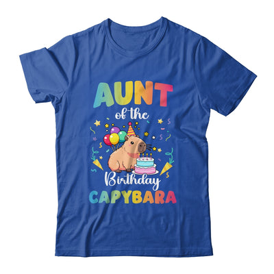 Aunt Of The Birthday Girl Capybara Bday Party Family Shirt & Hoodie | teecentury