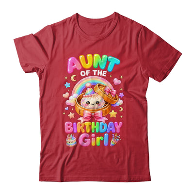 Aunt Of The Birthday Girl Kawaii Dumpling Squishy Family Shirt & Hoodie | teecentury