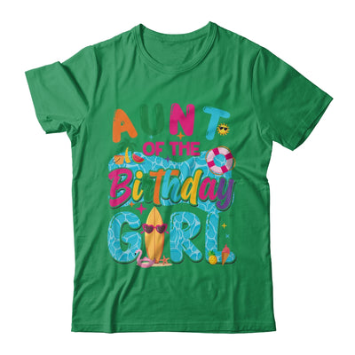 Aunt Of The Birthday Girl Pool Party Beach Family Matching Shirt & Hoodie | teecentury