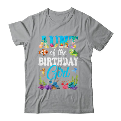 Aunt Of The Birthday Girl Sea Fish Ocean Aquarium Party Shirt & Hoodie | teecentury