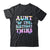 Aunt Of The Birthday Twins Girls Kids Party Retro Bday Shirt & Hoodie | teecentury