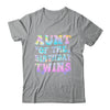 Aunt Of The Birthday Twins Girls Kids Party Retro Bday Shirt & Hoodie | teecentury