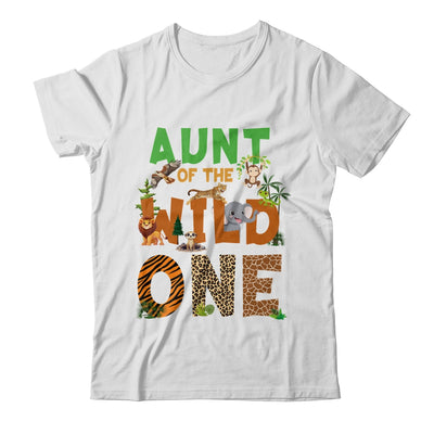 Aunt Of The Birthday Wild One Safari Birthday Boy Family Shirt & Hoodie | teecentury