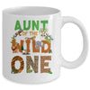 Aunt Of The Birthday Wild One Safari Birthday Boy Family Mug | teecentury