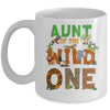 Aunt Of The Birthday Wild One Safari Birthday Boy Family Mug | teecentury