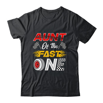 Aunt Of The Fast One 1st Birthday Race Car Family Shirt & Hoodie | teecentury