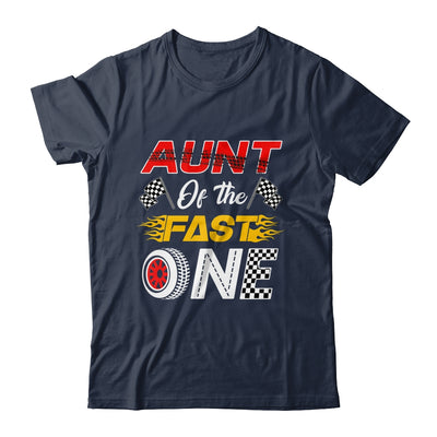 Aunt Of The Fast One 1st Birthday Race Car Family Shirt & Hoodie | teecentury