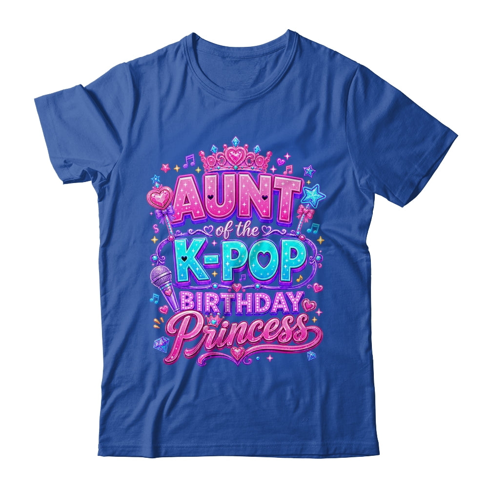 Aunt Of The K-Pop Birthday Princess Korean Music Lovers Shirt & Hoodie | teecentury