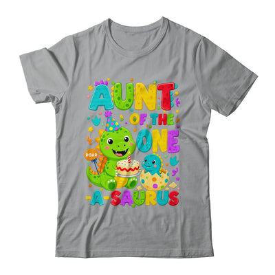 Aunt Of The One-A-Saurus 1St Birthday Boy T-Rex Dinosaur Shirt & Hoodie | teecentury