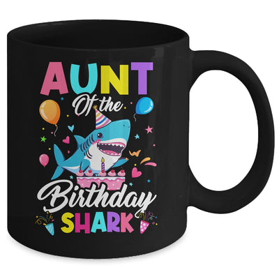 Aunt Of The Shark Birthday Boy Girl Party Family Group Mug | teecentury