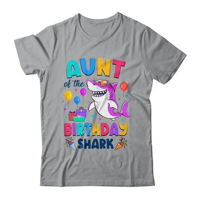 Aunt Of The Shark Birthday Family Matching Party Kids Shirt & Hoodie | teecentury