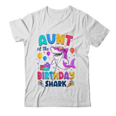 Aunt Of The Shark Birthday Family Matching Party Kids Shirt & Hoodie | teecentury