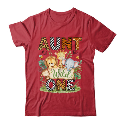 Aunt Of The Wild One First Birthday Boy Jungle Safari Shirt & Hoodie | teecentury