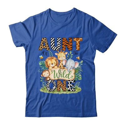 Aunt Of The Wild One First Birthday Boy Jungle Safari Shirt & Hoodie | teecentury