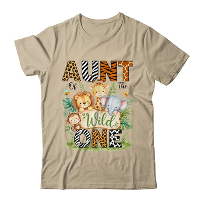 Aunt Of The Wild One First Birthday Boy Jungle Safari Shirt & Hoodie | teecentury
