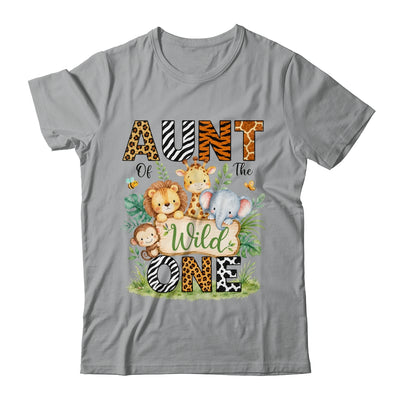 Aunt Of The Wild One First Birthday Boy Jungle Safari Shirt & Hoodie | teecentury