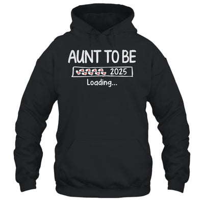 Aunt To Be 2025 Loading Promoted To Aunt Est 2025 Shirt & Tank Top | teecentury